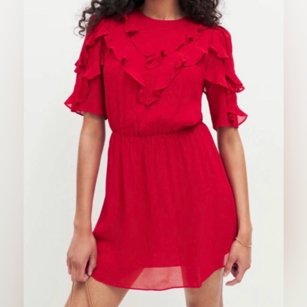 Reformation Red Malachi Dress